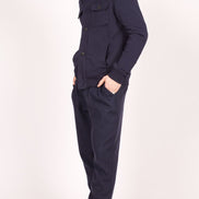 Bowler Sweatjacke Navy Fishbone
