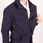 Bowler Sweatjacke Navy Fishbone