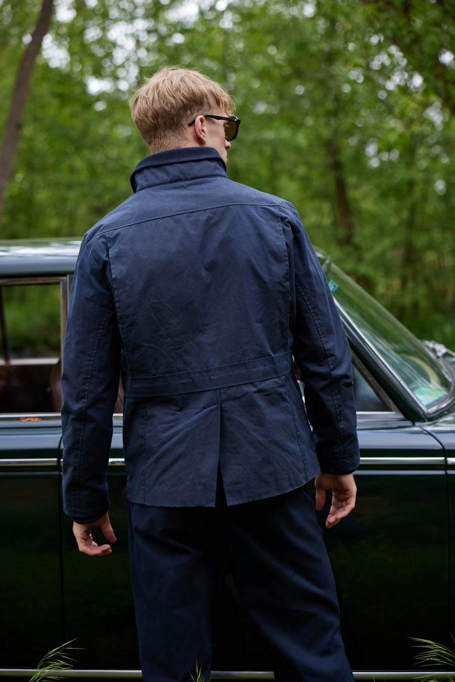 Bowler Norfolk Jacke Navy