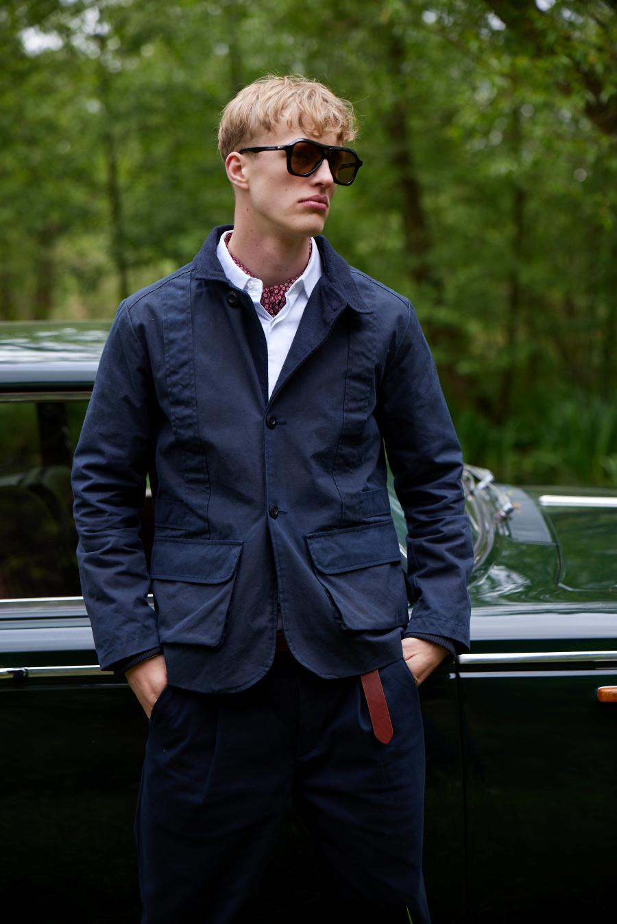 Bowler Norfolk Jacke Navy