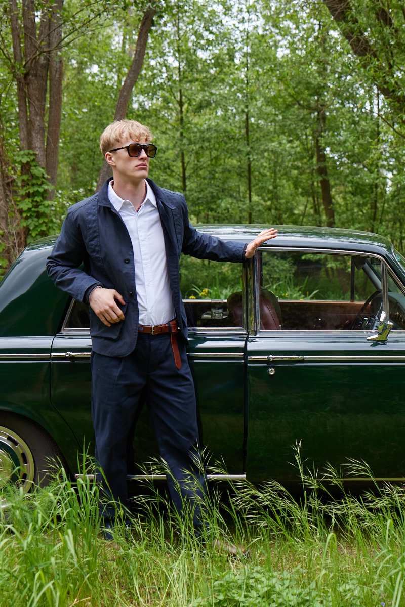 Bowler Norfolk Jacke Navy