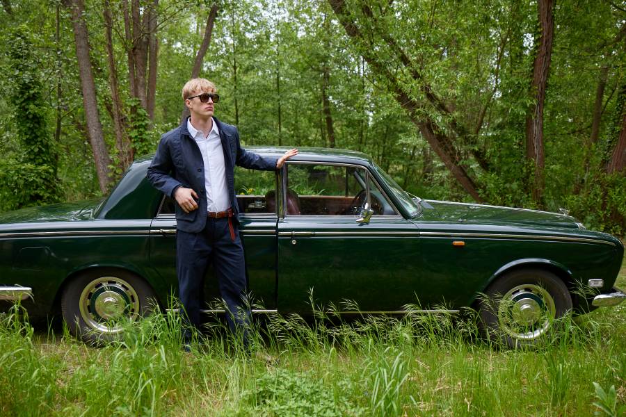 Bowler Norfolk Jacke Navy