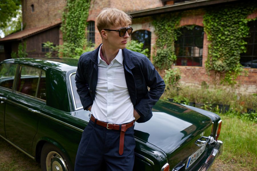 Bowler Norfolk Jacke Navy