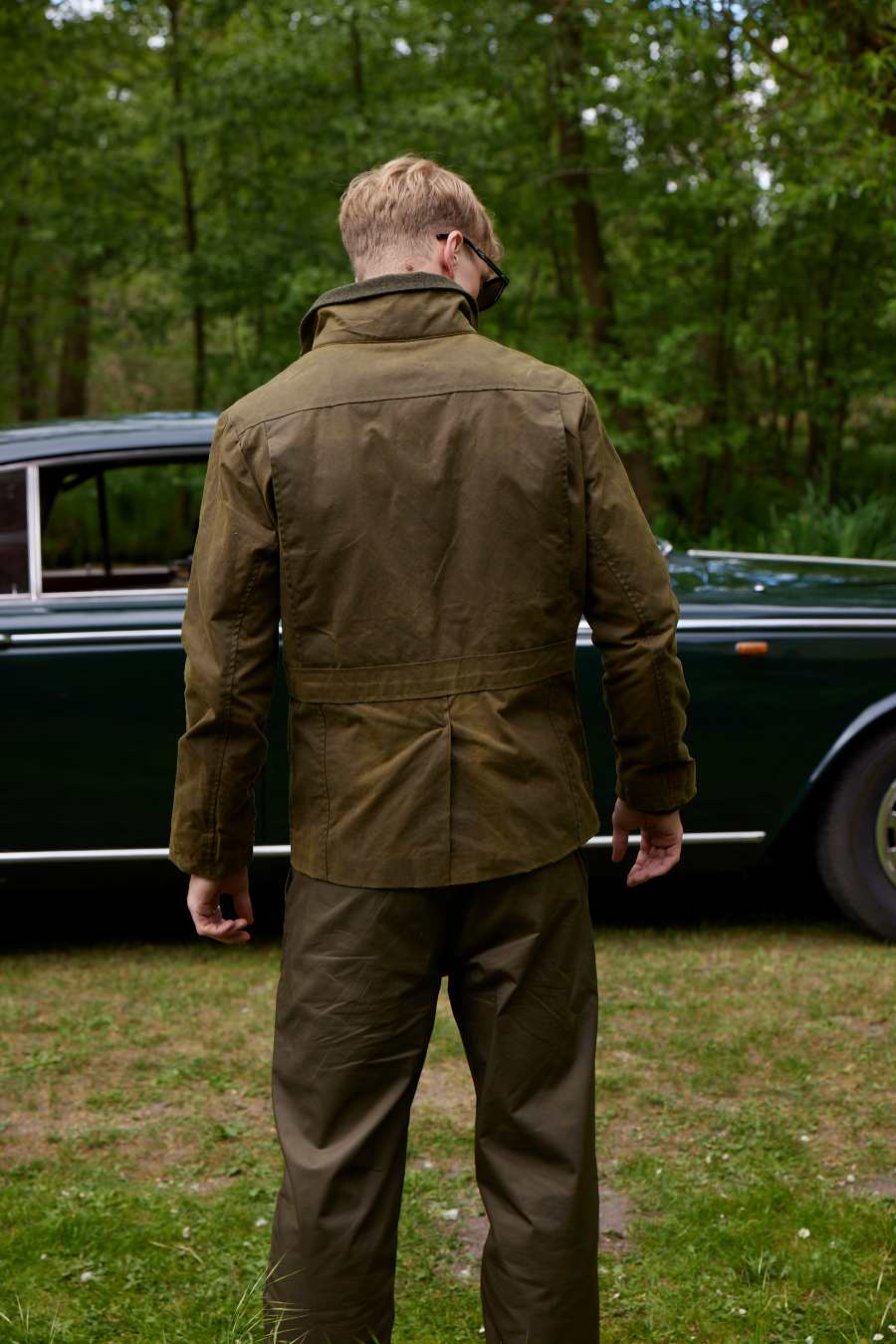 Bowler Norfolk Jacke Olive