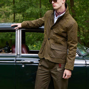 Bowler Norfolk Jacke Olive