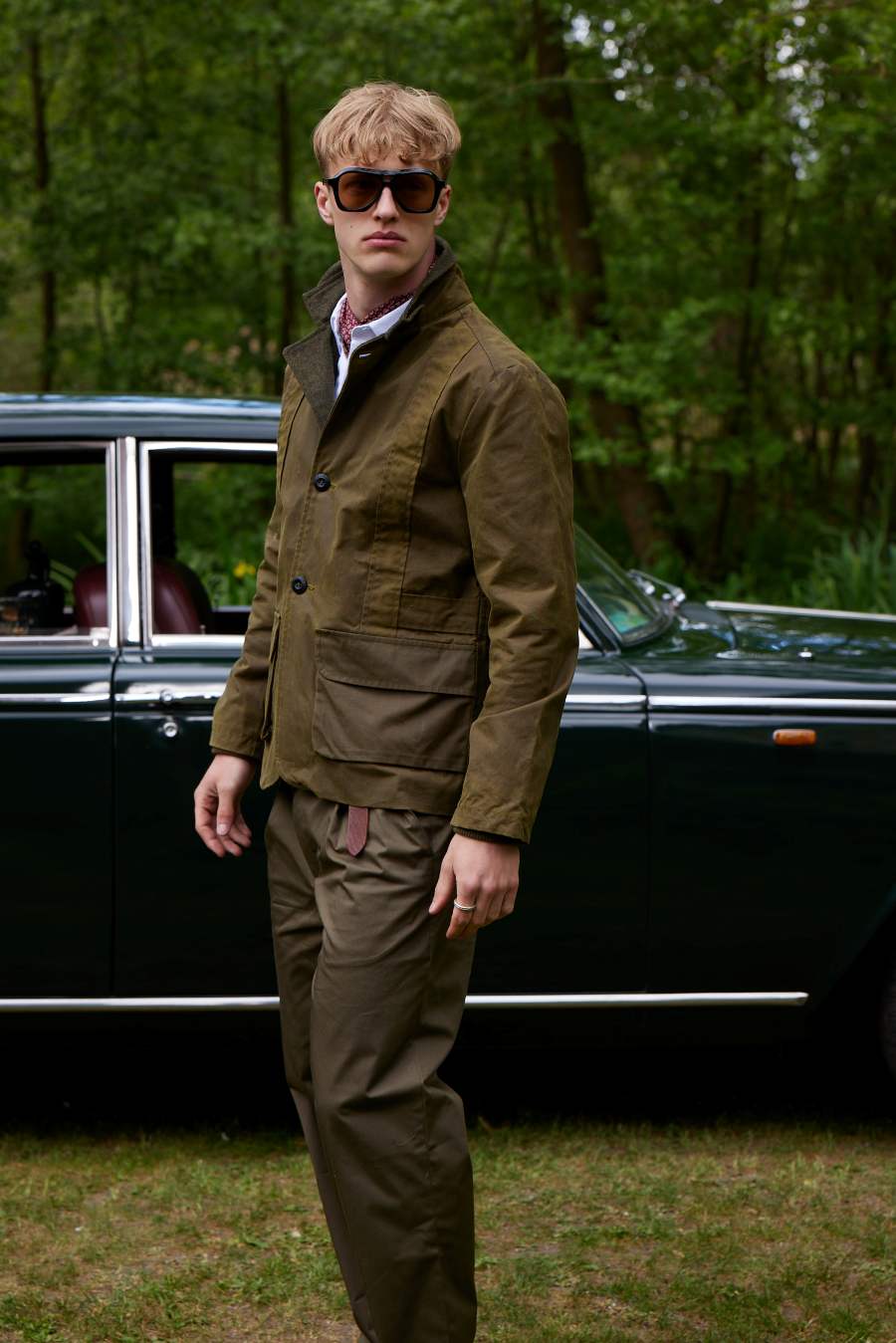 Bowler Norfolk Jacke Olive