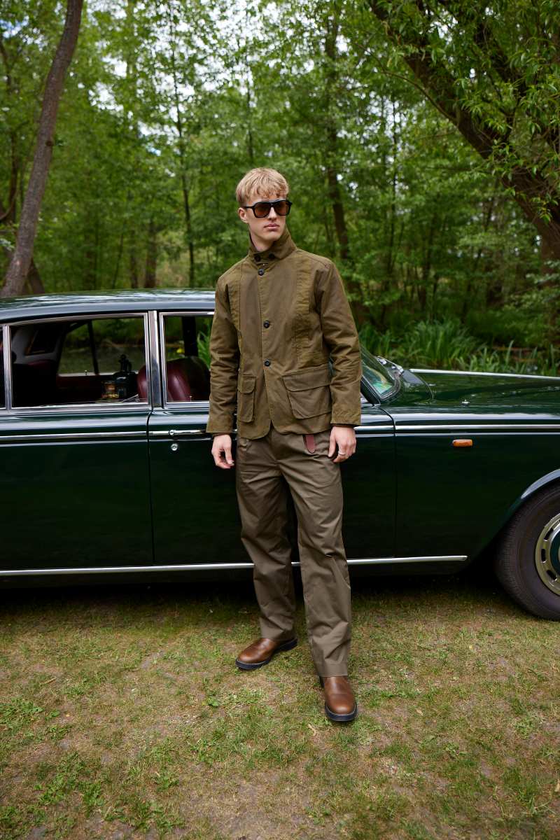 Bowler Norfolk Jacke Olive