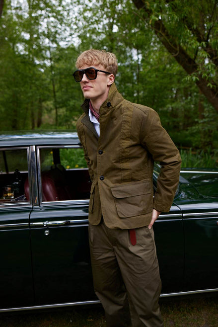 Bowler Norfolk Jacke Olive