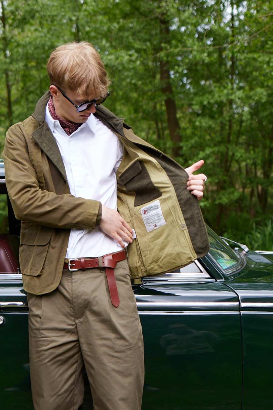 Bowler Norfolk Jacke Olive