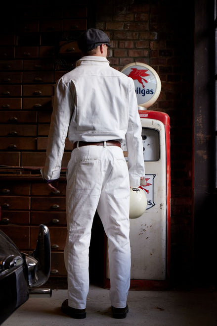 Bowler Berlin Overall "Le Mans" off white (limited 7 purple edition)