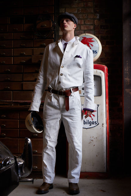 Bowler Berlin Overall "Le Mans" off white (limited 27)
