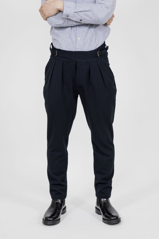 Bowler Berlin Gurkha Hose Dunkelblau