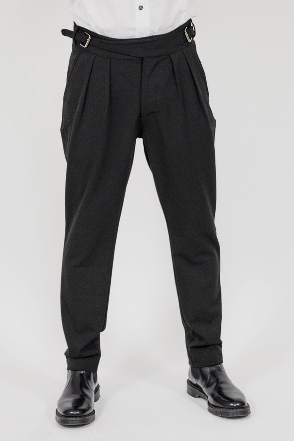 Bowler Berlin Gurkha Hose Schwarz