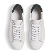 Clae Bradley White Leather Dark Forest