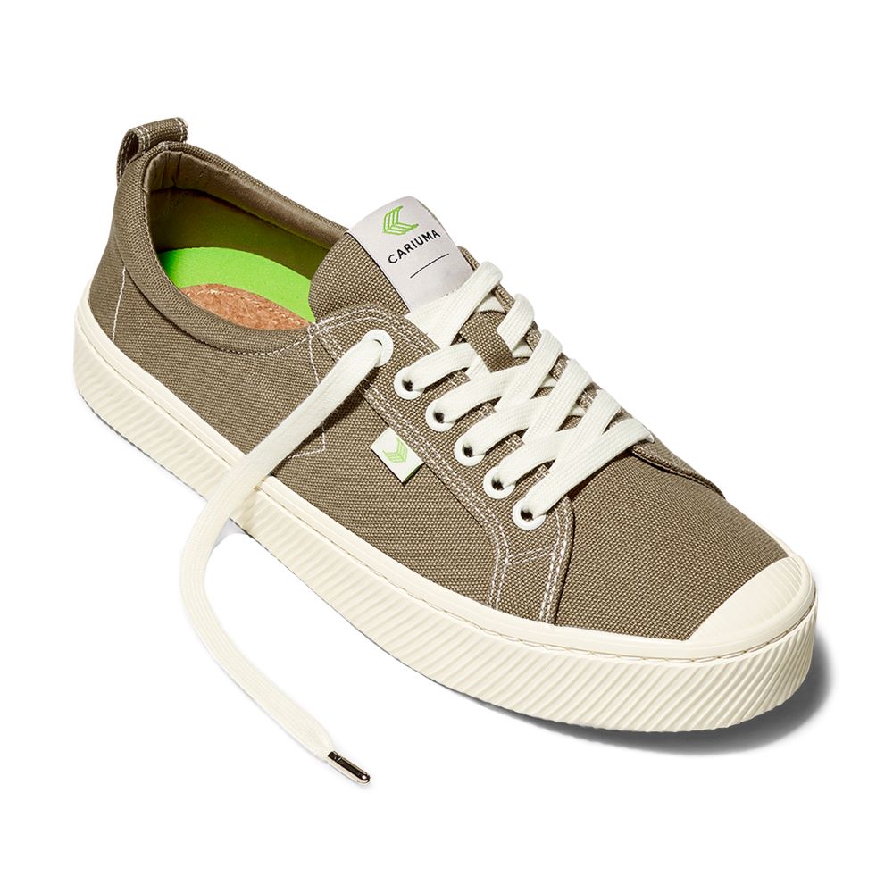 Cariuma OCA Low Canvas Burnt Sand Contrast