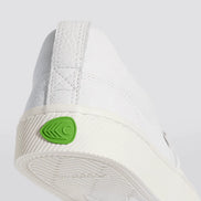 Cariuma Slip-On Pebbled Leather White