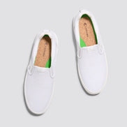 Cariuma Slip-On Pebbled Leather White