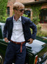 Bowler Berlin "Ivy League" Chino Hose dunkelblau