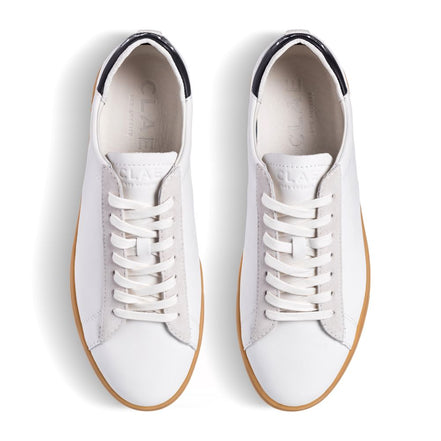 Clae Bradley Leather White Black Light Gum
