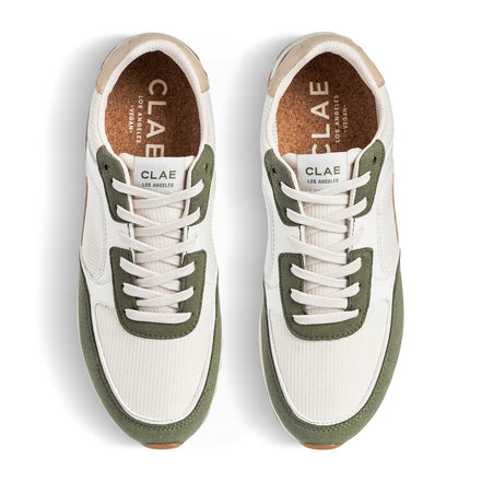 Clae Joshua Olive Off-White vegan