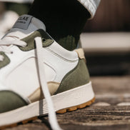 Clae Joshua Olive Off-White vegan