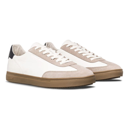 Clae Deane White Feather Grey Dark Gum