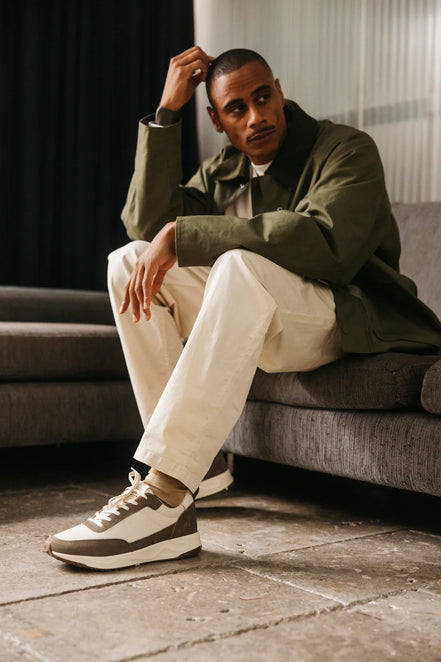 Clae Owens Olive Off-White