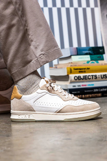 Clae Haywood Fog Leather Safari