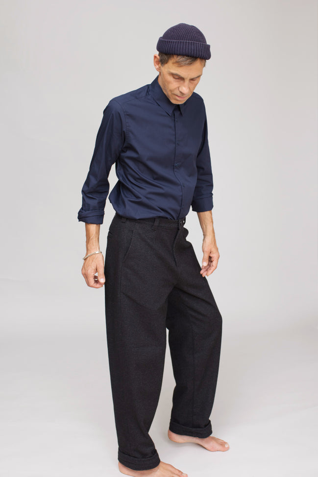 Director´s Cut Wollhose "Granville" Schwarz