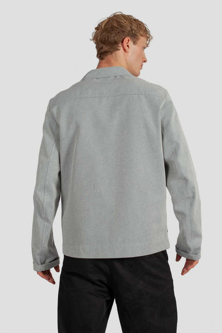 Director´s Cut "Patrick" Truckerjacket Grauweißer Denim