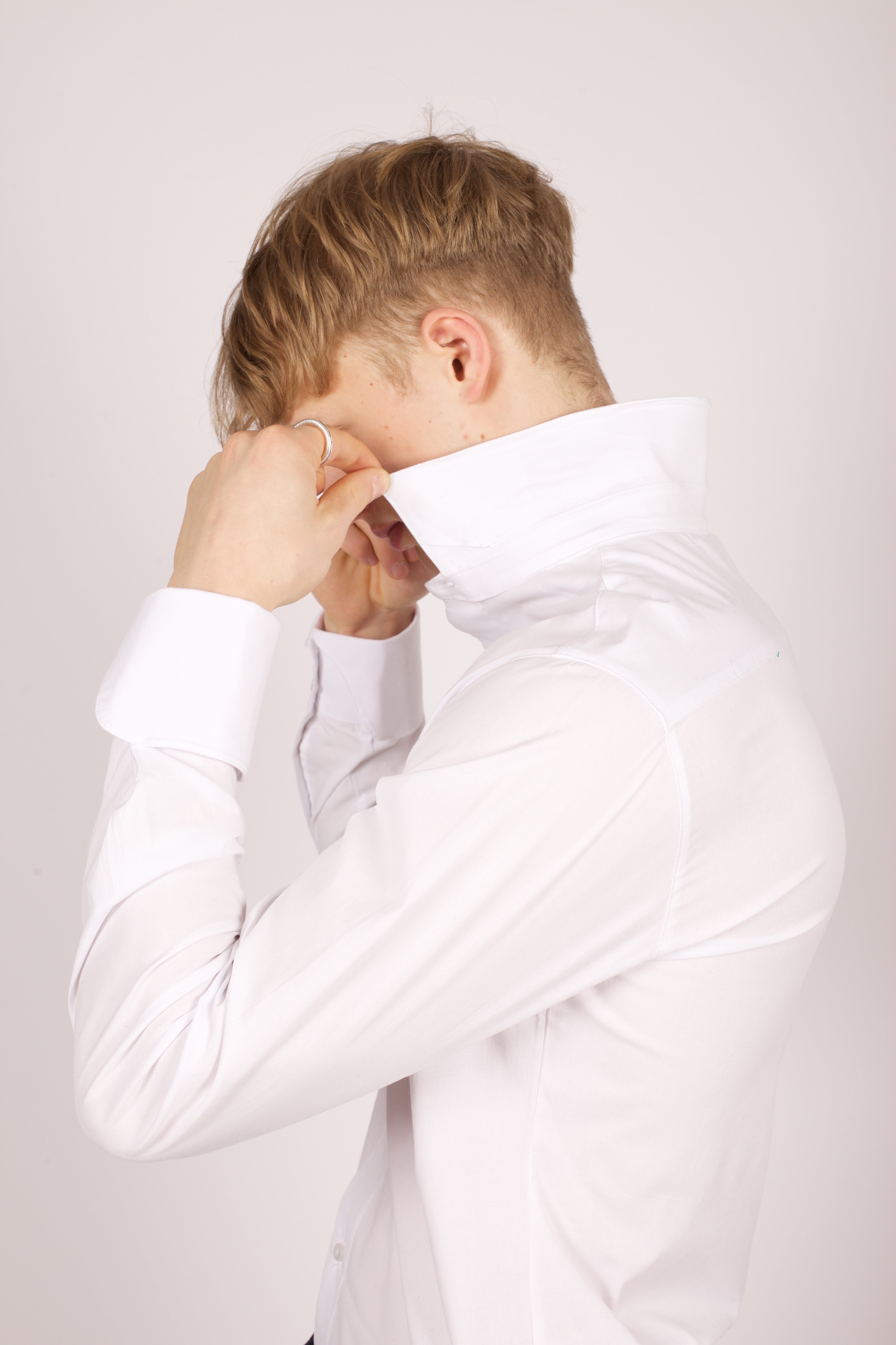 Bowler Berlin Hemd "New Jazz" White - Dress Shirt - James Bond Cuff