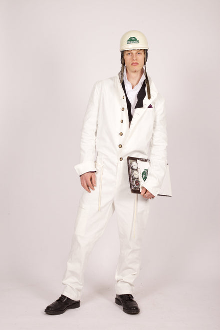 Bowler Berlin Overall "Le Mans" off white