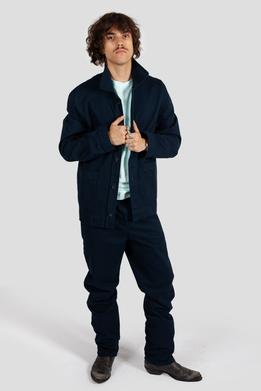 Eisdieler Park Jacket Navy (Canadien Tuxedo)