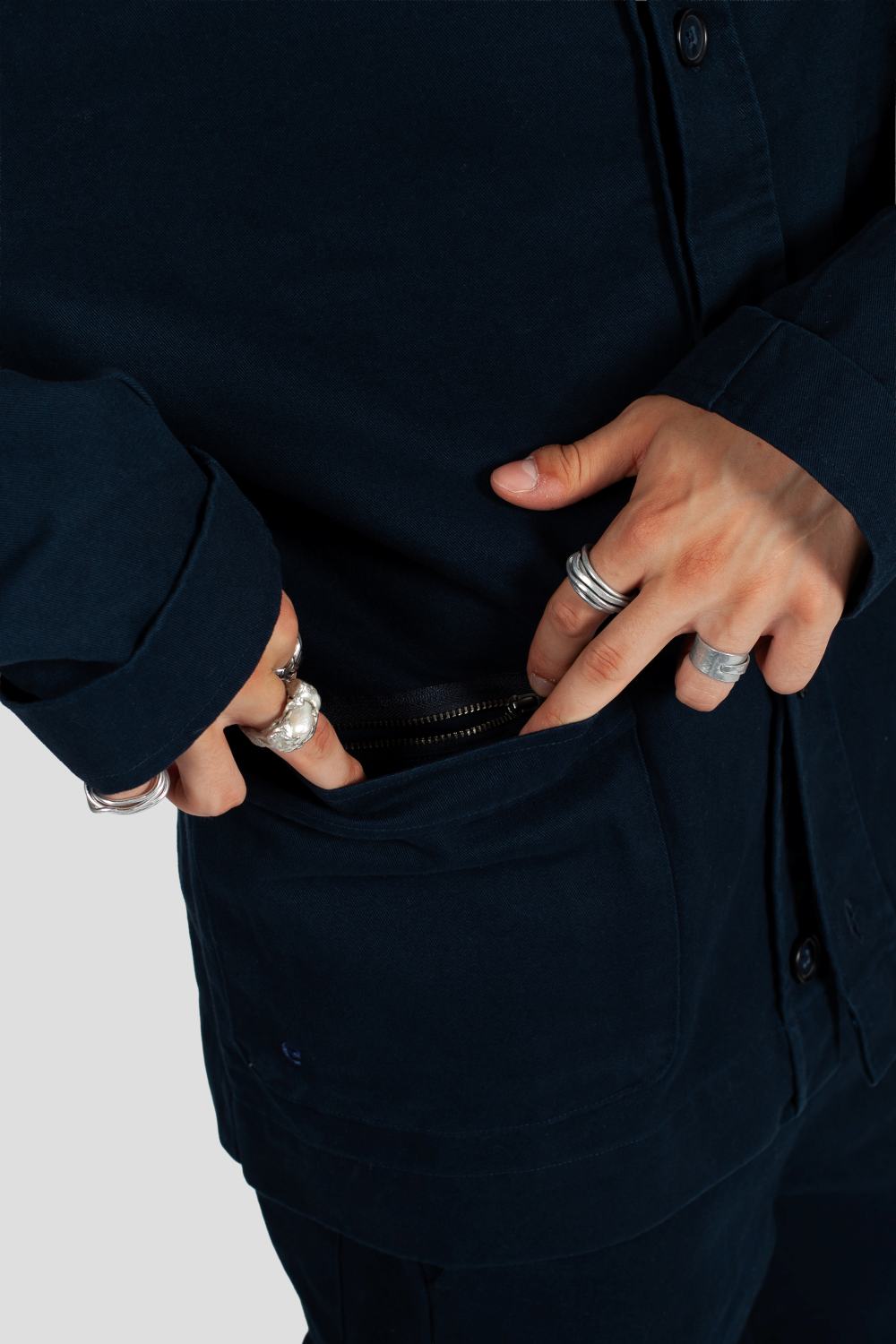 Eisdieler Park Jacket Navy (Canadien Tuxedo)