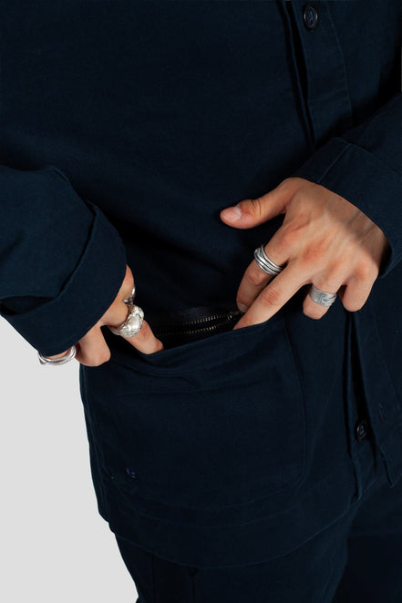 Eisdieler Park Jacket Navy (Canadien Tuxedo)