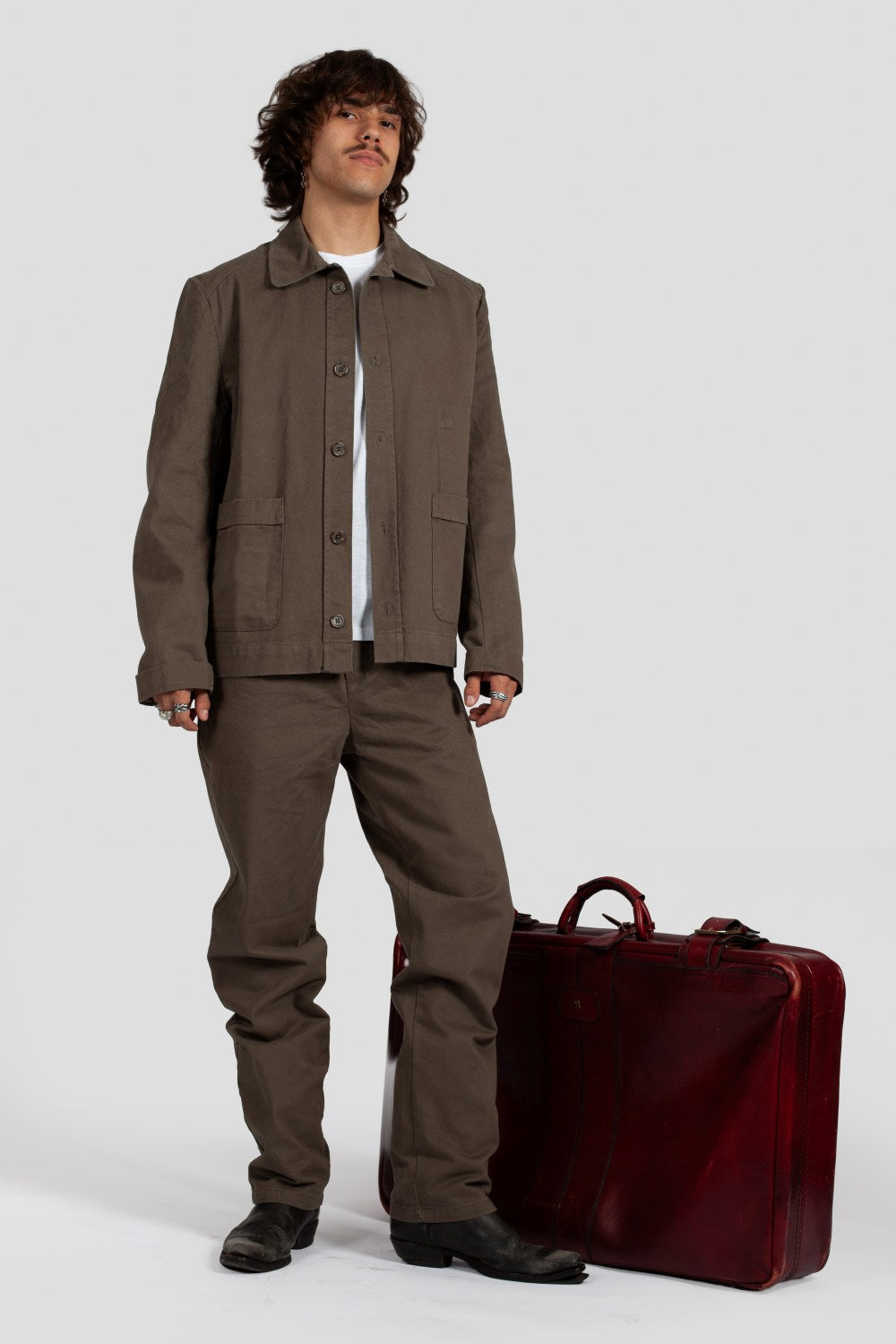 Eisdieler Park Jacket Khaki (Canadien Tuxedo)