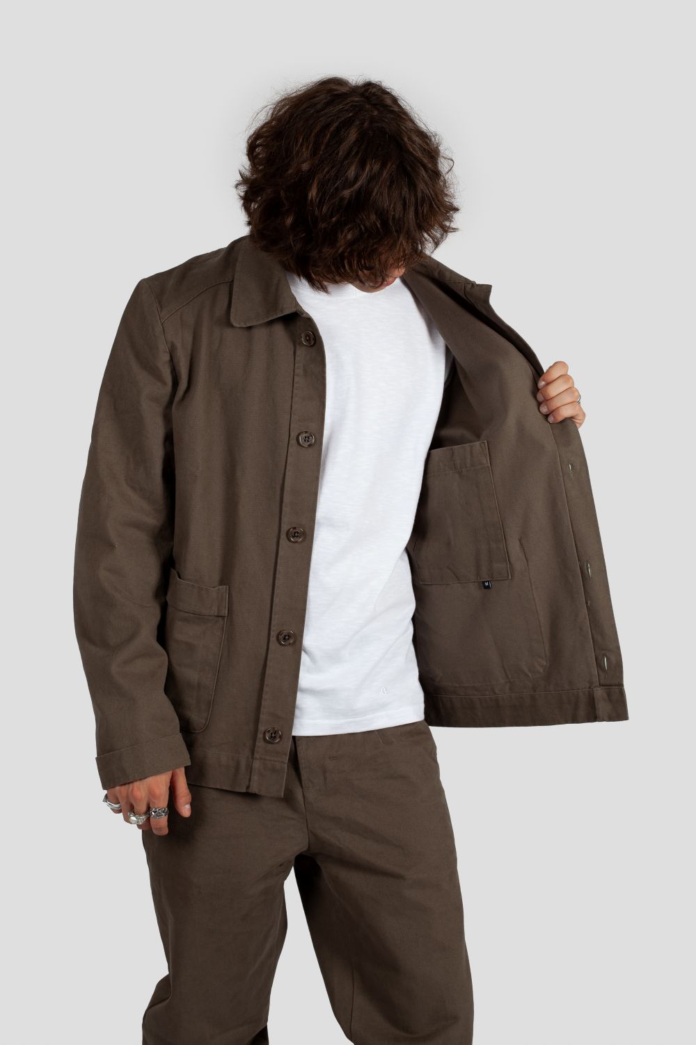 Eisdieler Park Jacket Khaki (Canadien Tuxedo)