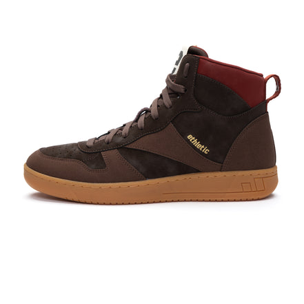Ethletic "Carl" Dark Brown / Brick Red mit Gum Sohle - vegan