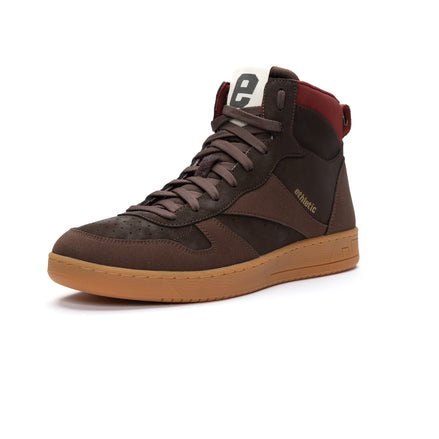 Ethletic "Carl" Dark Brown / Brick Red mit Gum Sohle - vegan