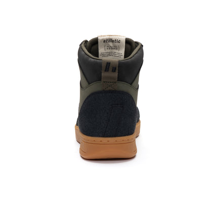 Ethletic "Carl" Accent Donkey Grey / Jet Black mit Gum Sohle - vegan