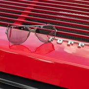 Ferrari F23/S graue 90er Vintage Luxus Piloten Brille