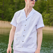 LA CONCH Goldfinger Shirt Weiss