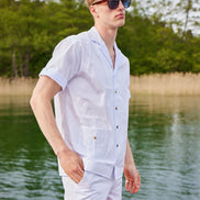 LA CONCH Goldfinger Shirt Weiss
