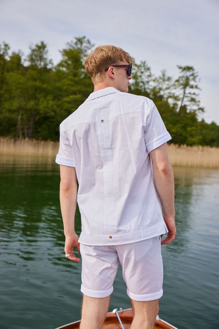 LA CONCH Goldfinger Shirt Weiss