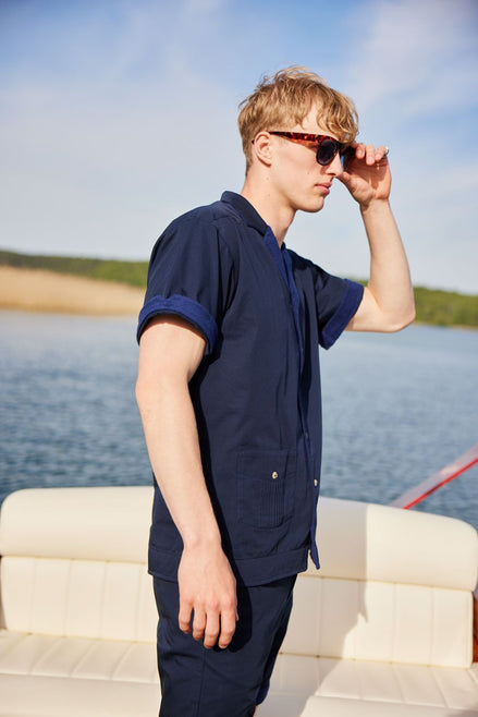 LA CONCH Goldfinger Shirt Navy