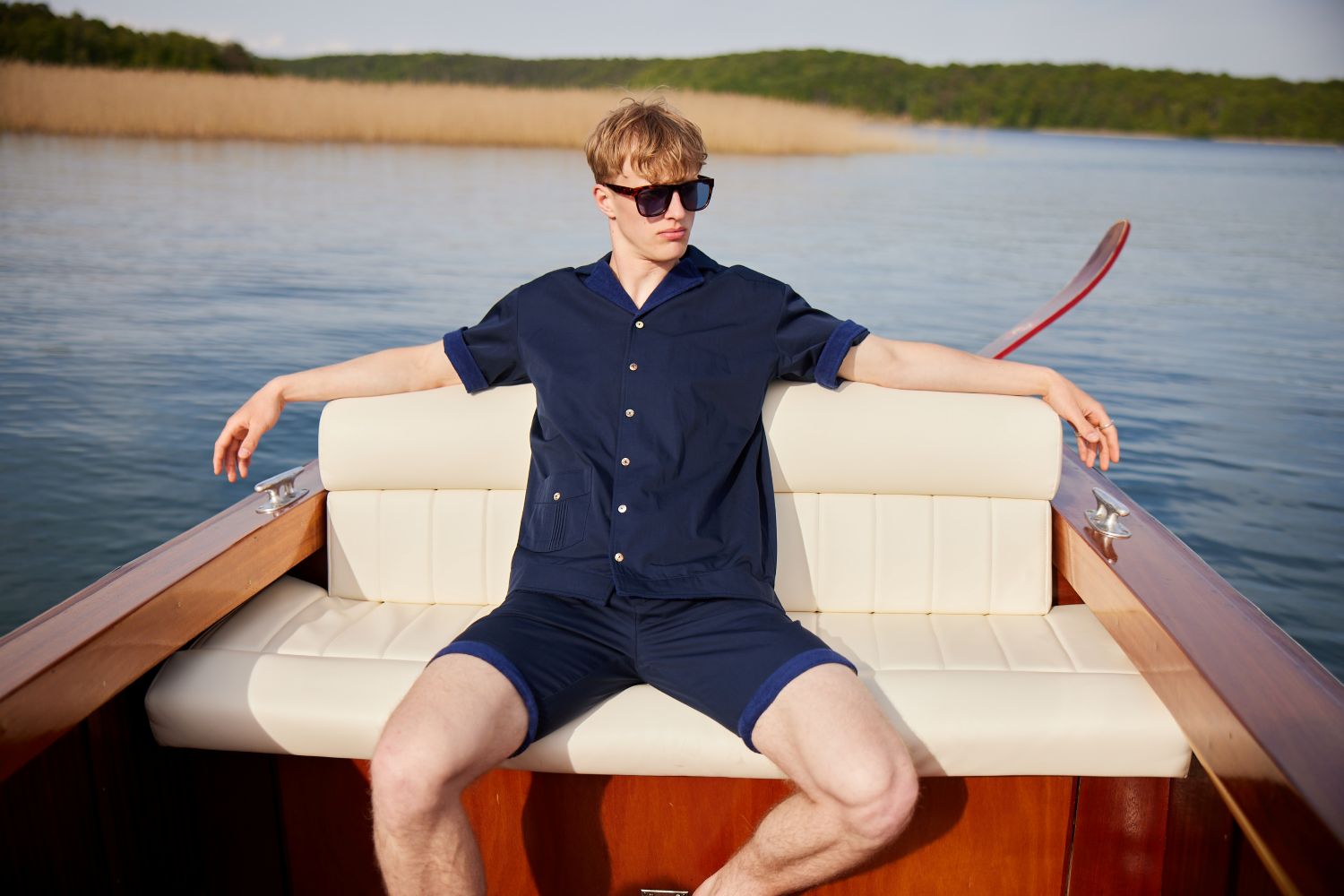 LA CONCH Goldfinger Shirt Navy