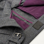 Bowler Berlin Gurkha Hose Pepita Grau-Blau