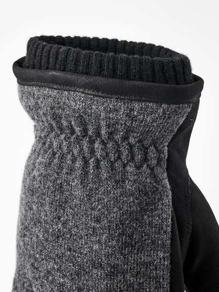 Hestra "Noah" Charcoal Black