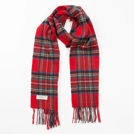 Irischer Wollschal Rot, Royal Stewart Tartan