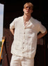 LA CONCH "Hemingway Shirt" Leinenhemd Off White